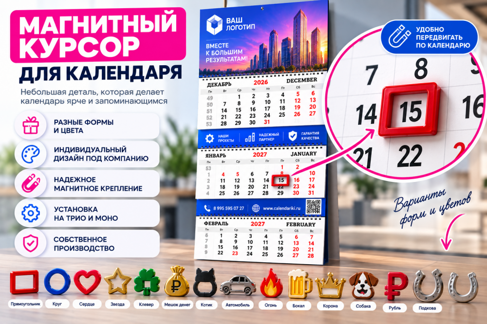 Магнитный курсор для календаря — что это и зачем он нужен